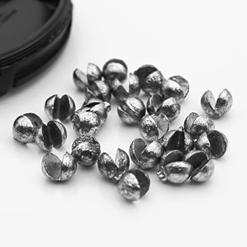117pcs FREGITO Round Split Shot Sinker Set - 6 Sizes