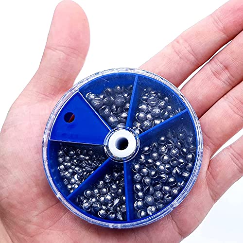 Gourami Fishing Weights Sinkers – Removable Round, 230pcs/107pcs