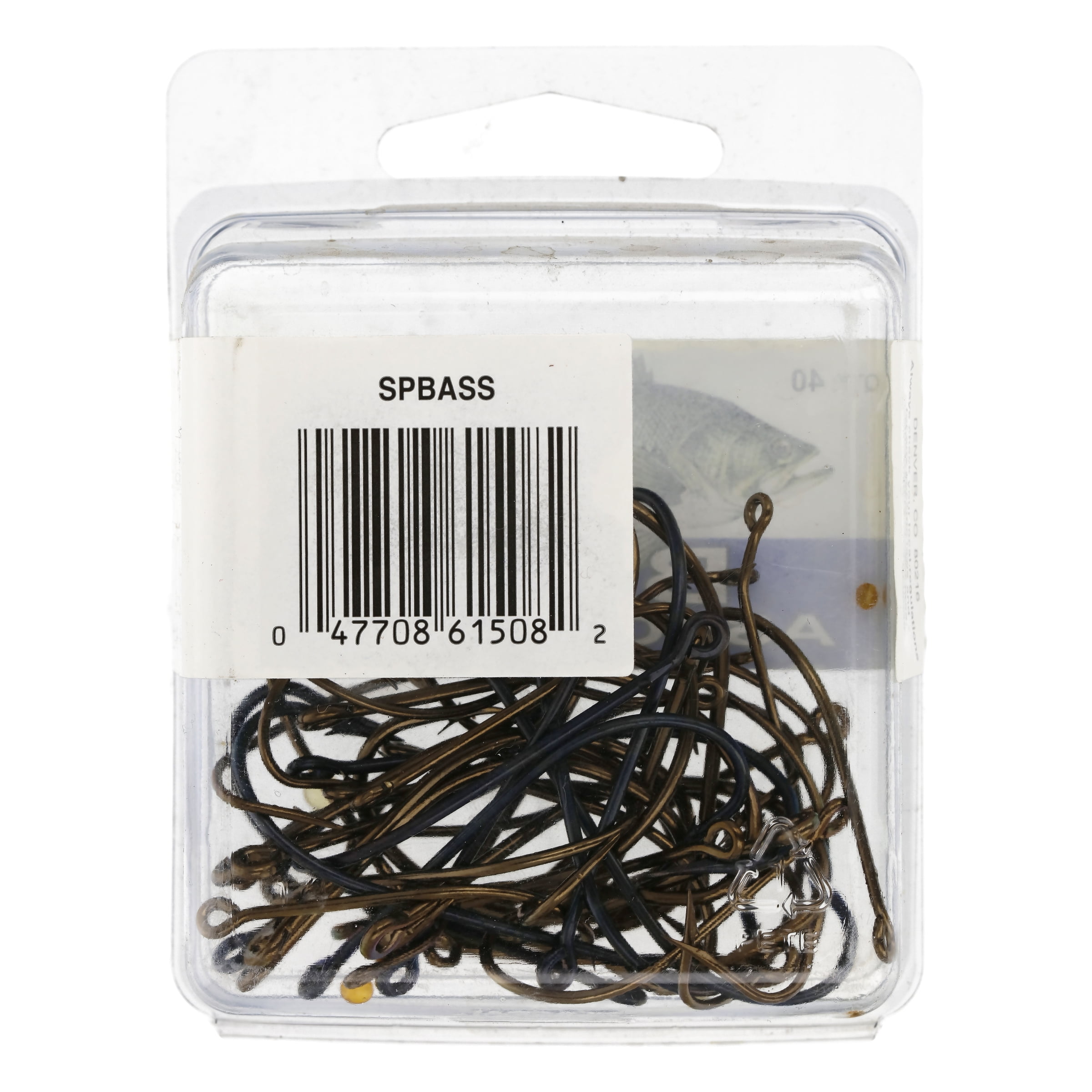 40 Piece Eagle Claw Bass Fishing Hooks Assortment