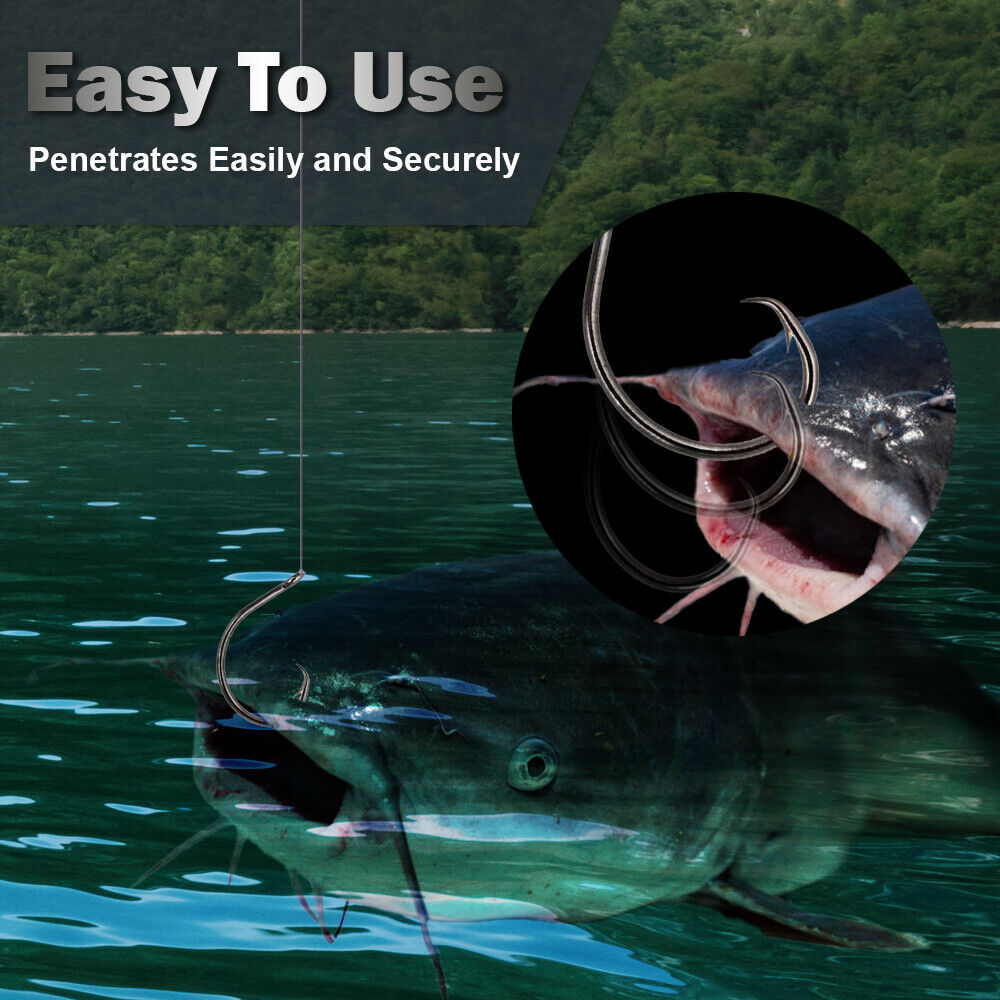 25-Pack of Ultra Sharp In-Line Circle Hooks by Reaction Tackle