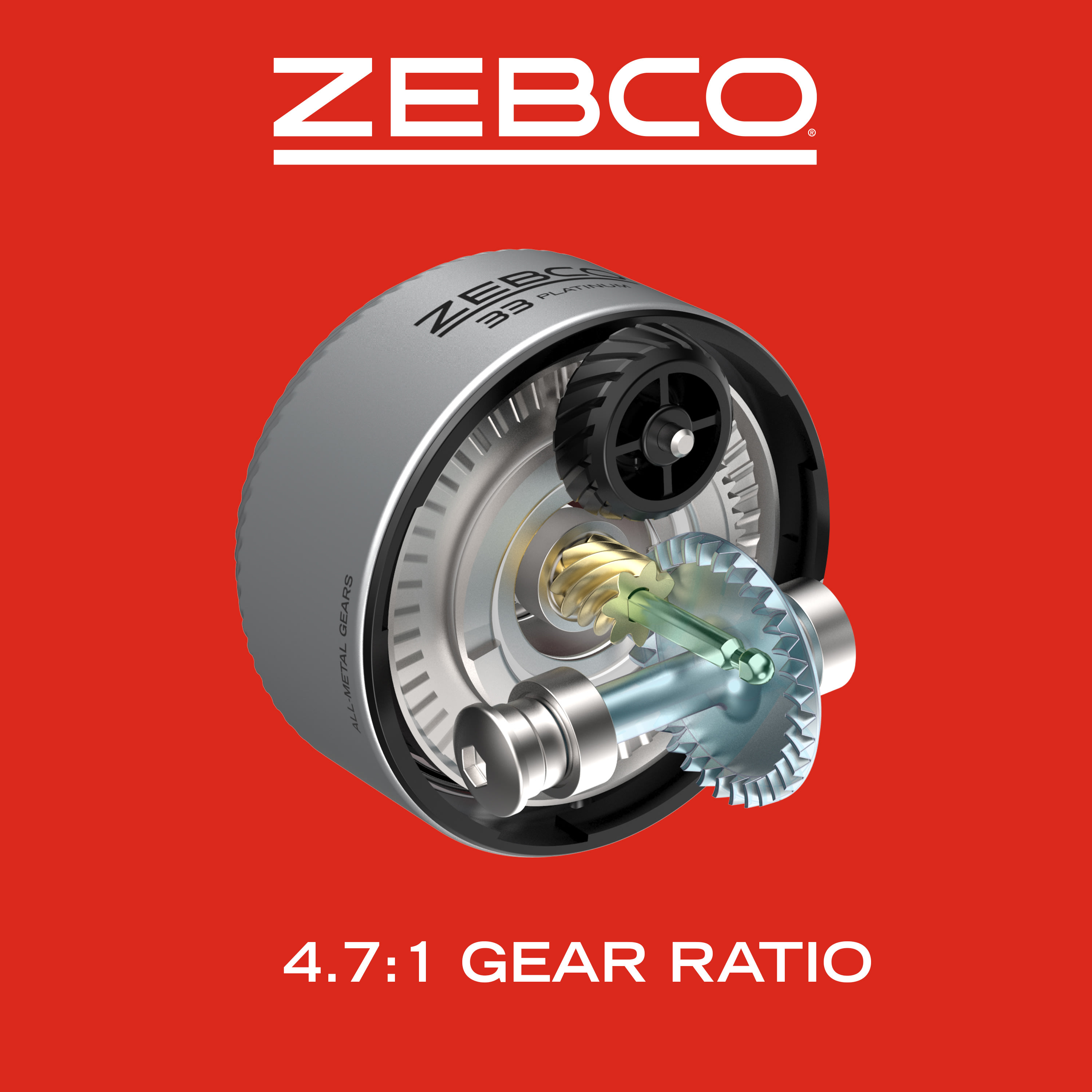 Zebco 33 Platinum Spincast Reel