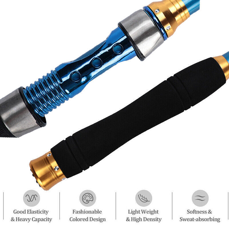 Portable Telescopic Fishing Pole Kit - 3.6m