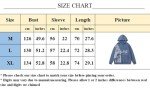 Y2K Skull Print Denim Oversized Hoodie