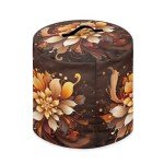 ZUXONGSY Showy Flower Air Fryer Cover Dust Cover Mandala Air Fryer Cover for Kitchen Counter Bohemia Dust Covers Cover Top Handle and Storage Pockets