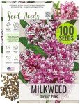 100 Pink Swamp Milkweed Seeds, Open Pollinated