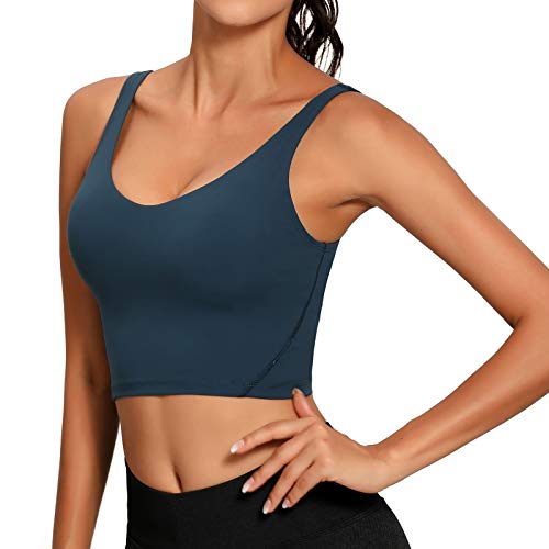 Lemedy Longline Crop Tank: Showy Women's Sports Bra
