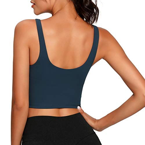 Lemedy Longline Crop Tank: Showy Women's Sports Bra