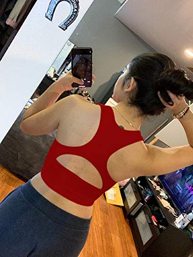 Striking Red Plunge Tank Crop Top