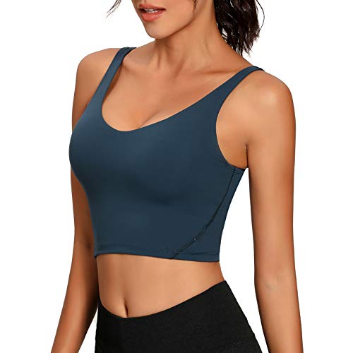 Lemedy Longline Crop Tank: Showy Women's Sports Bra