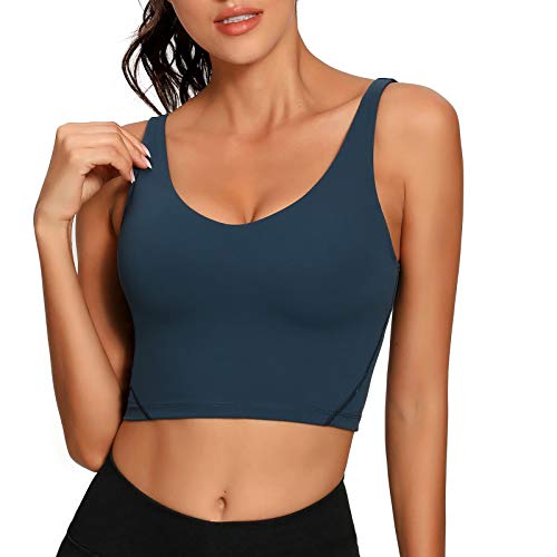Lemedy Longline Crop Tank: Showy Women's Sports Bra