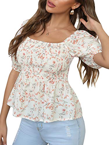 SOLY HUX Floral Ruffle Blouse - Multicoloured - L