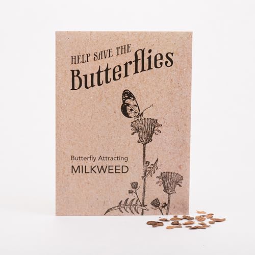 Bulk Pack of 25 Milkweed Seed Packets – Showy & Butterfly Mix