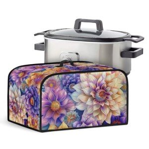 Showy Flower Mandala Slow Cooker Dust Cover