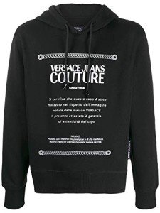 Versace Jeans Black Label Patch Hoodie for Men