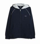 Hugo Boss Men's Navy Blue Hoodie Jacket, Small