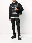 Versace Jeans Black Label Patch Hoodie for Men