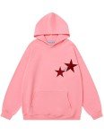 Aelfric Eden Oversized Star Graphic Hoodie - Pink