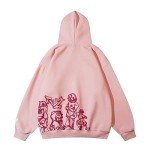 Aelfric Eden Y2K Oversized Graphic Hoodie - Pink