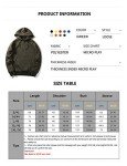 Men's Heavy Fleece Hoodie with Kangaroo Pocket - Green
