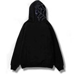 Y2K Women's Zip-Up Hoodie with Rhinestones