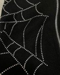 Y2K Women's Zip-Up Hoodie with Rhinestones