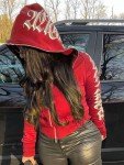 Y2K Unisex Zip Up Hoodie with Graphic Design