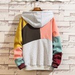 Trendy Unisex Oversized Colorblock Techwear Hoodie