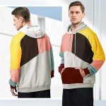Trendy Unisex Oversized Colorblock Techwear Hoodie