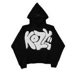 Y2K Letter Print Zip-Up Hoodie for Everyone