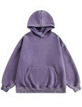 Aelfric Eden Oversized Purple Vintage Hoodie