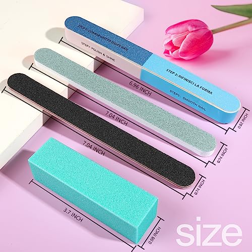 20PCS Professional Nail Files and Buffers Kit