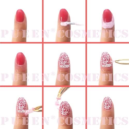 PUEEN Pink Liquid Tape - Nail Art Skin Protector