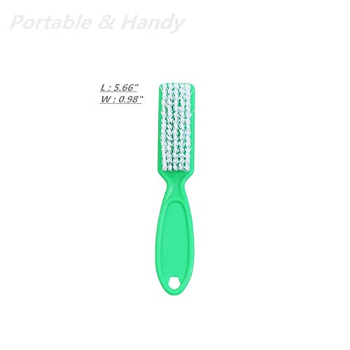6-Piece Nail Cleaning Brushes: Toes & Fingernails
