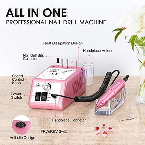 Subay Electric Nail Drill Kit - Pink