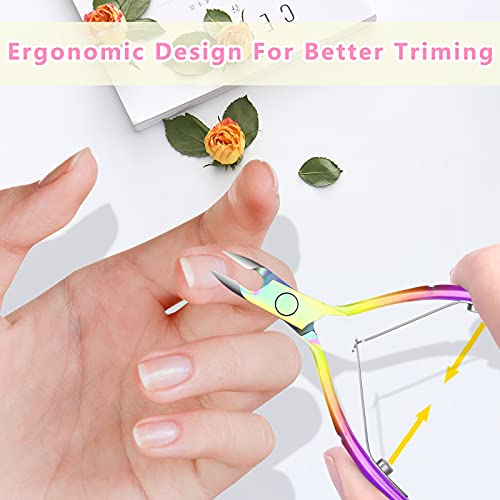 Stainless Steel Cuticle Trimmer Set: Pusher, Scissors, Nipper