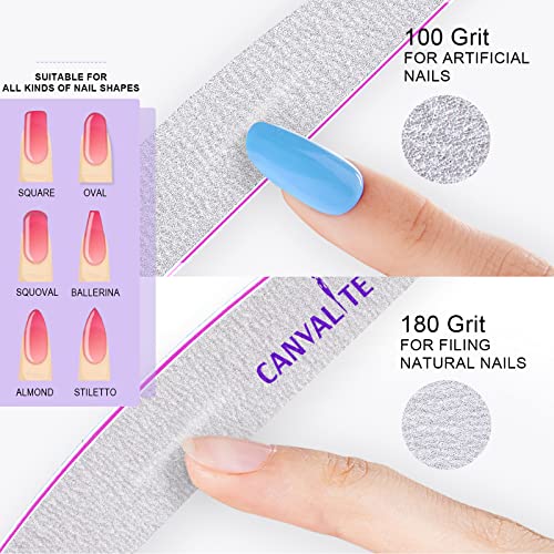 Canvalite Nail Files - 10 PCS - Salon & Home Styling