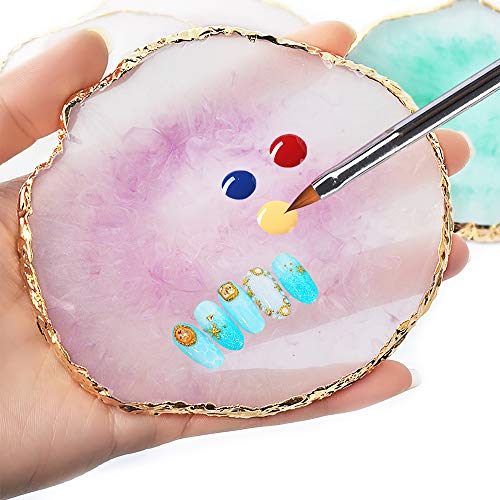 21-Piece Nail Art Tool Set with Pink Display Board