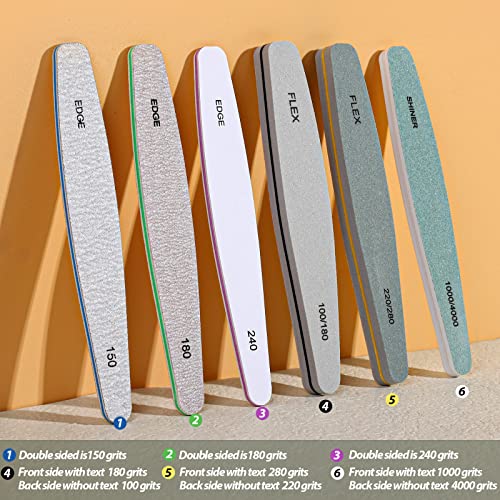 Teenitor Gel Nail File Set - Professional Manicure File