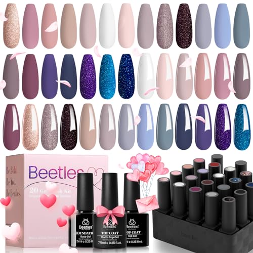 Beetles 23Pcs Gel Nail Polish Set - Girls Night Collection