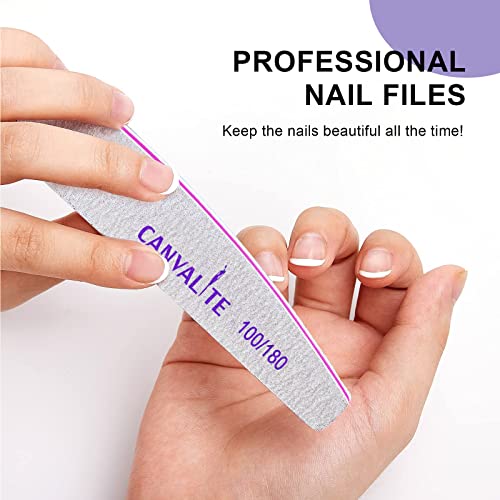 Canvalite Nail Files - 10 PCS - Salon & Home Styling