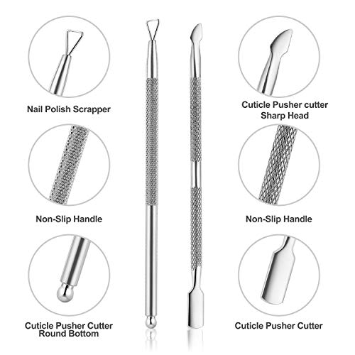 YINYIN Cuticle Trimmer Set - Professional Stainless Steel
