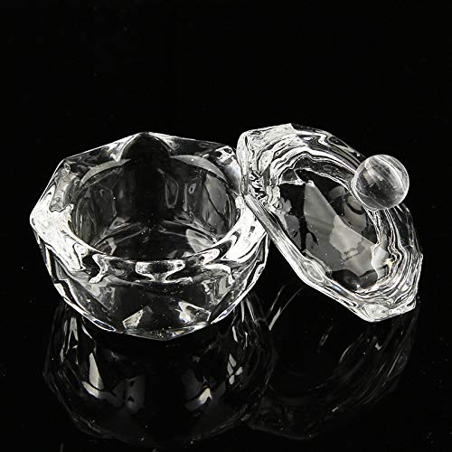 Clear Acrylic Liquid Powder Dappen Dish Bowl for Nail Art