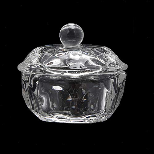 Clear Acrylic Liquid Powder Dappen Dish Bowl for Nail Art