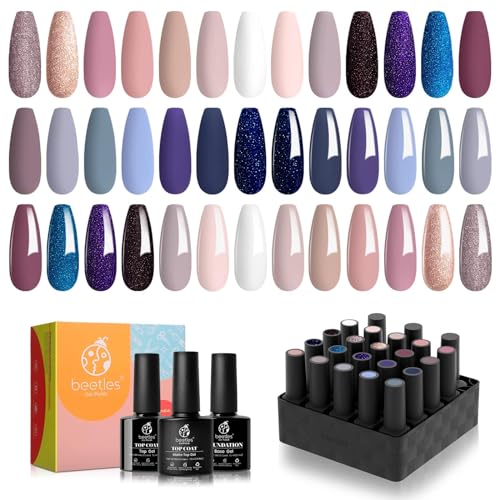 Beetles 23Pcs Gel Nail Polish Set - Girls Night Collection