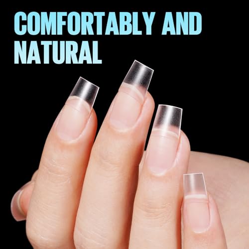 Soft Gel Nail Tips: TOMICCA Short Coffin (8 sizes)