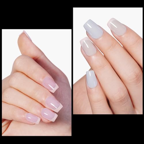 Soft Gel Nail Tips: TOMICCA Short Coffin (8 sizes)