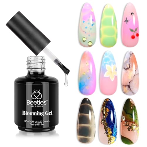 Beetles Nail Blooming Gel - DIY Floral Manicure