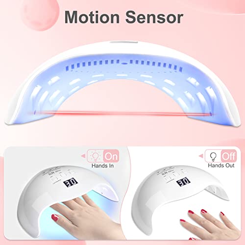 LKE Gel UV LED Nail Lamp 40W