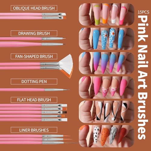 FANDAMEI Nail Art Kit: Design Tools & Accessories
