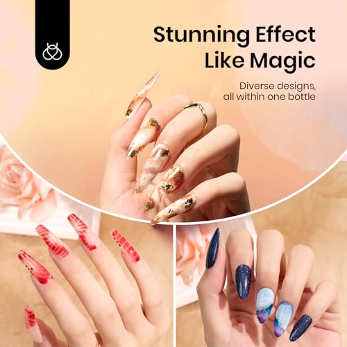 Beetles Nail Blooming Gel - DIY Floral Manicure